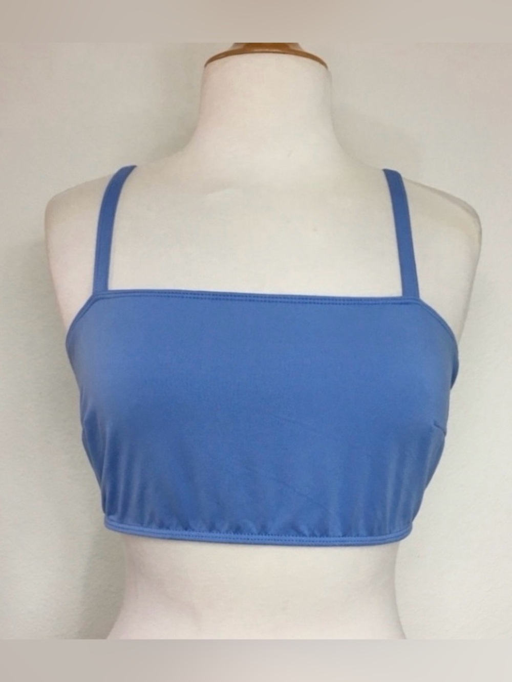Free People Movement Womens Periwinkle Cutout Back Sports Bra Size Medium Active